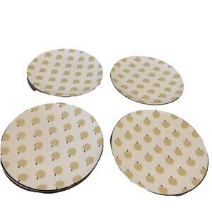 Kate Spade Wickford Orchard Tidbit Plate Lenox 6 inch Set Of 4